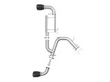aFe Takeda Exhaust Axle-Back 19-20 Hyundai Veloster N 304SS Black Dual Tips Exhaust thumbnail 5