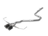 aFe Takeda Exhaust Cat-Back 19-20 Hyundai Veloster 304SS Carbon Fiber Dual Tips Exhaust thumbnail 1