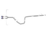 aFe Takeda Exhaust Cat-Back 19-20 Hyundai Veloster 304SS Blue Flame Dual Tips Exhaust thumbnail 4