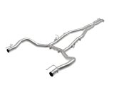 aFe MACH Force-Xp 3in 304 SS Cat-Back Exhaust 15-20 Dodge Charger Hellcat V8-6.2L/6.4L w/o Muffler thumbnail 2