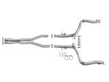 aFe MACH Force-Xp 3in 304 SS Cat-Back Exhaust 15-20 Dodge Charger Hellcat V8-6.2L/6.4L w/o Muffler thumbnail 6