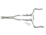 aFe MACH Force-Xp 3in 304 SS Cat-Back Exhaust 15-20 Dodge Charger Hellcat V8-6.2L/6.4L w/o Muffler thumbnail 8