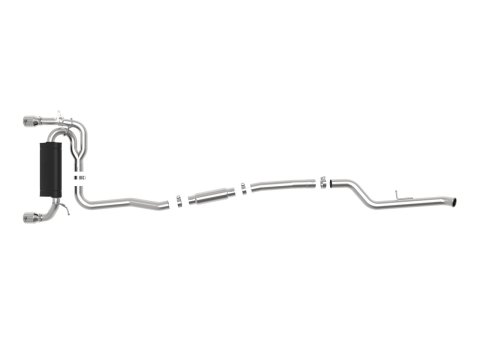 aFe MACH Force XP 3in to 2.5in 304 SS Cat-Back Exhaust w/ Polished Tips 14-16 BMW M235i thumbnail 5