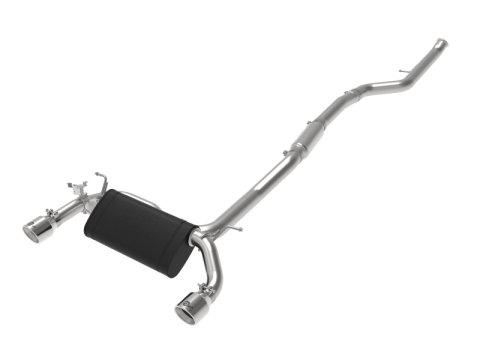 aFe MACH Force XP 3in to 2.5in 304 SS Cat-Back Exhaust w/ Polished Tips 14-16 BMW M235i thumbnail 6