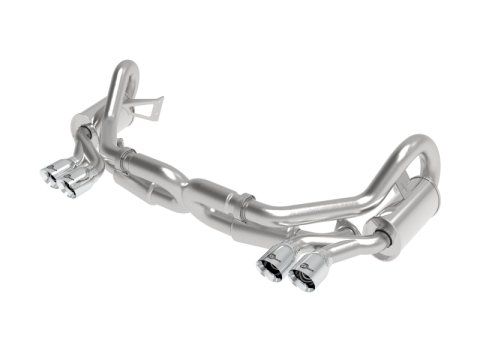 aFe MACH Force XP 12-16 Porsche 911 Carrera H6-3.8L SS-304 Cat-Back Exhaust w/ Polished Quad Tips thumbnail 4