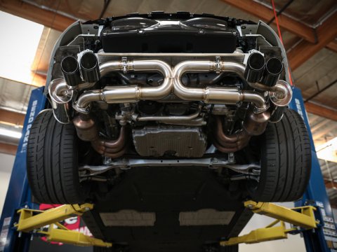 aFe MACH Force XP 12-16 Porsche 911 Carrera H6-3.8L SS-304 Cat-Back Exhaust w/ Polished Quad Tips thumbnail 7