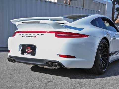 aFe MACH Force XP 12-16 Porsche 911 Carrera H6-3.8L SS-304 Cat-Back Exhaust w/Carbon Fiber Tips thumbnail 8