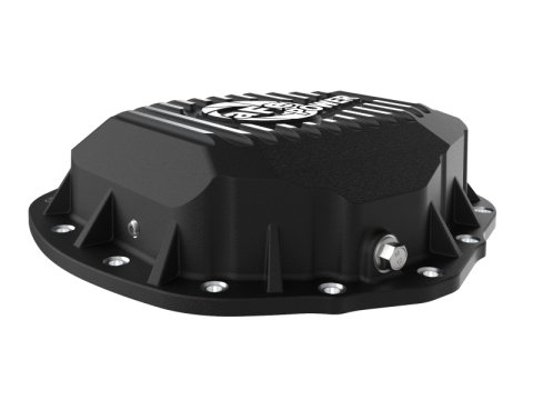 aFe 2020 Chevrolet Silverado 2500 HD Rear Differential Cover Black ; Pro Series w/ Machined Fins thumbnail 5