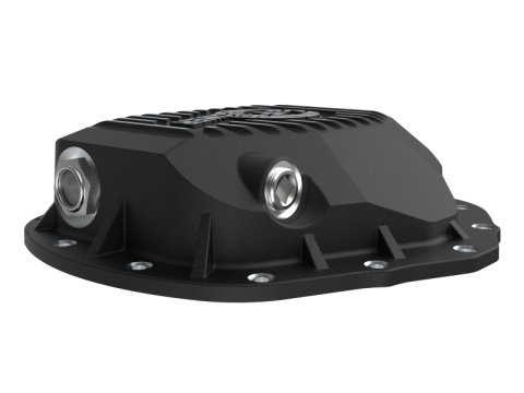 aFe 2020 Chevrolet Silverado 2500 HD Rear Differential Cover Black ; Pro Series w/ Machined Fins thumbnail 6