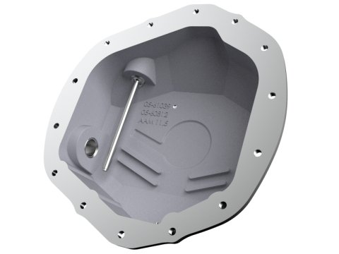 aFe 2020 Chevrolet Silverado 2500 HD Rear Differential Cover Black ; Pro Series w/ Machined Fins thumbnail 7
