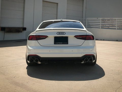 aFe 18-20 Audi RS5 Coupe MACH Force-Xp 3in to 2.5in 304 SS Axle-Back Exhaust System-Quad Carbon Tips thumbnail 9