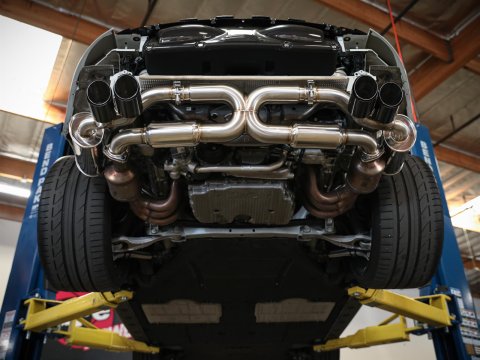 aFe MACH Force-Xp 12-16 Porsche 911 3in to 2.5in 304 SS Cat-Back Exhaust (Excludes Turbo Models) thumbnail 1