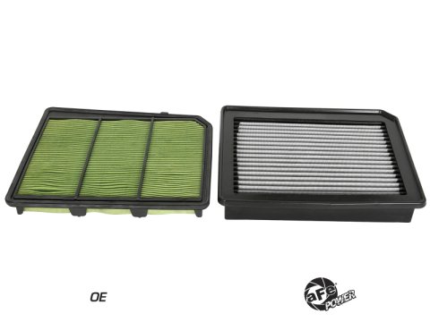 aFe 17-19 Nissan Titan V8 5.6L (Excludes XD Models) MagnumFLOW Pro DRY S OE Replacement Filter thumbnail 6