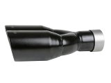 aFe MACH Force-Xp 409 Stainless Steel Clamp-on Exhaust Tip 2.5in Inlet 3.5in Outlet - Black thumbnail 8