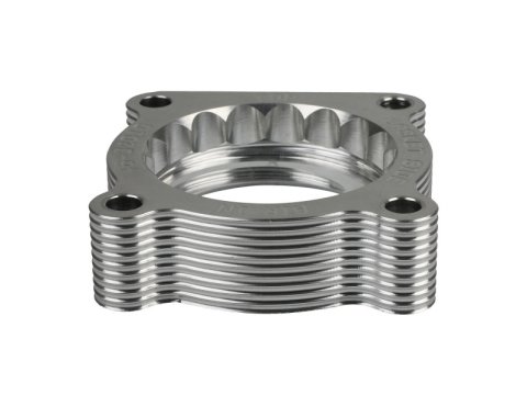 aFe 07-12 Dodge 1500 / 07-12 Dodge Dakota V6 3.7L Silver Bullet Throttle Body Spacer - Silver thumbnail 4