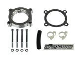 aFe 11-14 Ford Mustang/ 11-14 Ford F-150 V6 3.7L Silver Bullet Throttle Body Spacer - Silver thumbnail 3