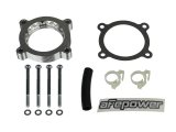 aFe 11-14 Ford Mustang/ 11-14 Ford F-150 V6 3.7L Silver Bullet Throttle Body Spacer - Silver thumbnail 7