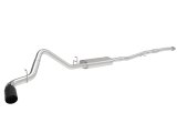 aFe Apollo GT Series 19-20 GM 1500 2.7L (T) 409 SS CB Exhaust System w/Black Tip thumbnail 1