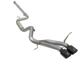 aFe Takeda 3in SS Exhaust Cat-Back 13-16 Ford Focus ST 2.0L Black Tips thumbnail 2