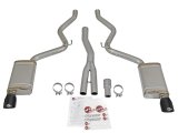 aFe MACH Force XP Exhausts Cat-Back SS-304 EXH w/ Black Tips 15-16 Ford Mustang EcoBoost 2.3L (t) thumbnail 5