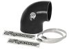 aFe Magnum FORCE CAI Univ. Silicone Coupling Kit (3.5in. ID to 3in. ID) 90Deg. Elbow Reducer - Black thumbnail 3