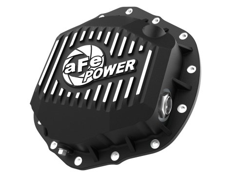 aFe Street Series Rear Differential Cover Black w/ Machined Fins 19-20 Ram 2500/3500 thumbnail 1