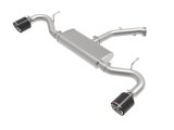 aFe Takeda 2.5in 409 SS Axle-Back Exhaust System Carbon Fiber 18-20 Hyundai Elantra GT L4-1.6L(t) thumbnail 2