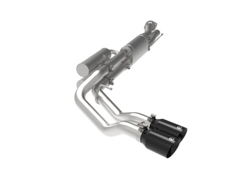 aFe Rebel Series 3in 409 SS Cat-Back Exhaust w/ Black Tips 17-20 Ford F-250/F350 V8 6.2L/7.3L thumbnail 2