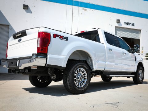 aFe Rebel Series 3in 409 SS Cat-Back Exhaust w/ Black Tips 17-20 Ford F-250/F350 V8 6.2L/7.3L thumbnail 3