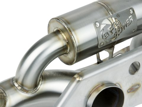 aFe Power MACH Force XP 304 Stainless Secondary Muffler Delete Pipe 14-19 Porsche 911 GT3 3.8L/4.0L thumbnail 4