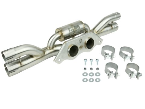 aFe Power MACH Force XP 304 Stainless Secondary Muffler Delete Pipe 14-19 Porsche 911 GT3 3.8L/4.0L thumbnail 9