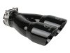 aFe Takeda 2.5in 304 Stainless Steel Clamp-on Exhaust Tip 2.5in Inlet 3in Dual Outlet - Black thumbnail 6
