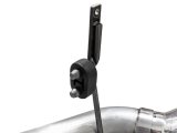 aFe Large Bore-HD 4in 409 Stainless Steel DPF-Back Exhaust w/Polished Tips 15-16 Ford Diesel Truck thumbnail 6