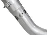 aFe Large Bore-HD 4in 409 Stainless Steel DPF-Back Exhaust w/Polished Tips 15-16 Ford Diesel Truck thumbnail 7