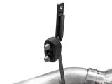 aFe Large Bore-HD 4in 409 Stainless Steel DPF-Back Exhaust w/Polished Tips 15-16 Ford Diesel Truck thumbnail 8