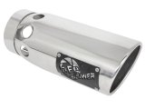 aFe Large Bore-HD 4in 409SS DPF-Back Exhaust System w/Polished Tips 20 GM Diesel Trucks V8-6.6L thumbnail 6