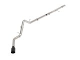 aFe Large Bore-HD 3in 409SS DPF-Back 20-21 GM Trucks L6-3.0L (td) LM2 - Black Tip thumbnail 1