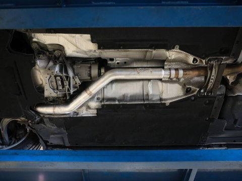 aFe POWER MACH Force-Xp 09-16 Audi A4/A5 B8 L4-2.0L(t) 304 SS 3in. Front Resonator Delete Pipe thumbnail 6