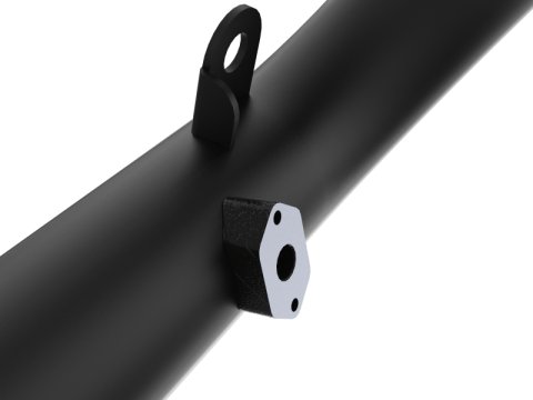 aFe BladeRunner 15-20 VW GTI (MKVII) L4-2.0L (t) Aluminum Hot and Cold Charge Pipe Kit Black thumbnail 5