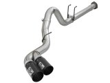 aFe Power 15-16 Ford F250/F350 6.7L Diesel Rebel XD 4in 409 SS DPF-Back Exhaust System - Black Tips thumbnail 4