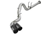 aFe Power 15-16 Ford F250/F350 6.7L Diesel Rebel XD 4in 409 SS DPF-Back Exhaust System - Black Tips thumbnail 6