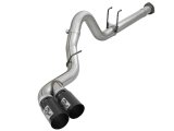 aFe Power 11-14 Ford F250/F350 6.7L Diesel Rebel XD 4in 409 SS DPF-Back Exhaust System - Black Tips thumbnail 4