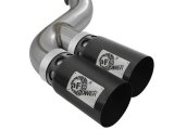 aFe Power 11-14 Ford F250/F350 6.7L Diesel Rebel XD 4in 409 SS DPF-Back Exhaust System - Black Tips thumbnail 9