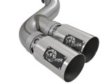 aFe Power 11-14 Ford F250/F350 6.7L Diesel Rebel XD 4in 409 SS DPF-Back Exhaust System - Pol Tips thumbnail 1