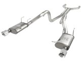 aFe MACH Force XP Cat-Back Exhaust 3in SS w/ Polished Tips 11-14 Ford Mustang GT V8 5.0L thumbnail 1