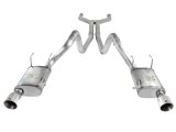 aFe MACH Force XP Cat-Back Exhaust 3in SS w/ Polished Tips 11-14 Ford Mustang GT V8 5.0L thumbnail 4