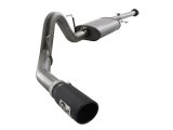 aFe MACH Force XP Exhausts Cat-Back SS 409 EXH Wrinkle Black CB Ford F-150 11-12 V6-3.5L (tt) thumbnail 2