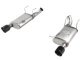 aFe MACH Force XP Exhaust 11-14 Ford Mustang GT V8-5.0L 3in. Stainless Steel Axle-Back w/Black Tips thumbnail 4