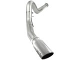 aFe Atlas 5in DPF-Back Aluminized Steel Exh Sys, Ford Diesel Trucks 11-14 v8-6.7L (td) Polished tip thumbnail 2