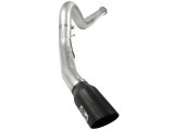 aFe Atlas 5in DPF-Back Aluminized Steel Exh Sys Ford Diesel Trucks 11-14 v8-6.7L td wrinkled blk tip thumbnail 3